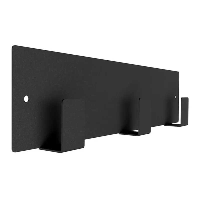 Μαύρη μεταλλική κρεμάστρα κουζίνας