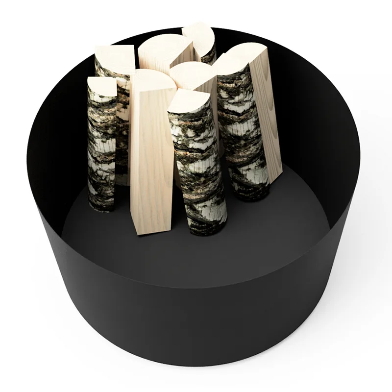 Γαλβανισμένη Μεταλλική Στρογγυλή Ζαρντινιέρα εξωτερικού χώρου