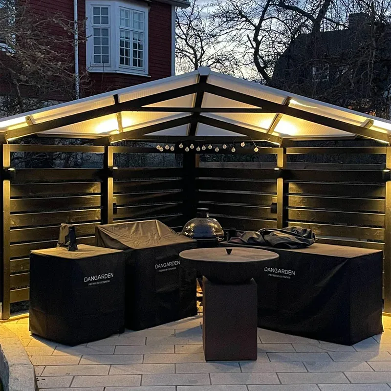 Beige Outdoor Cabinet Waterproof Cover