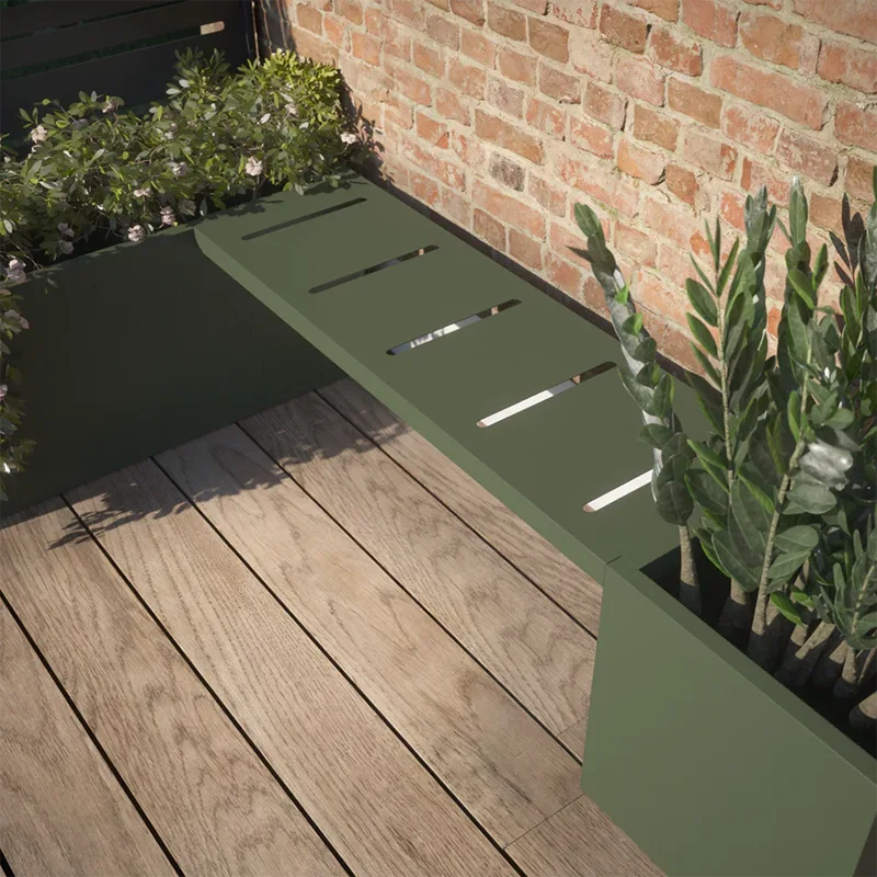 Lightweight Square Outdoor Planter Lightweight Square Outdoor Planter