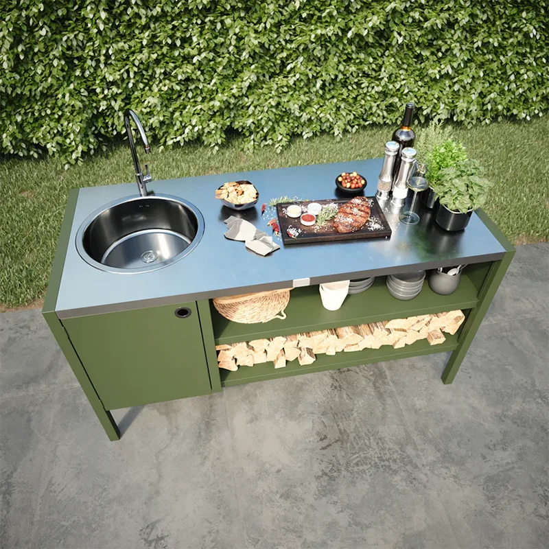 Multi Functional Outdoor Cabinet with Sink Multi Functional Outdoor Cabinet with Sink