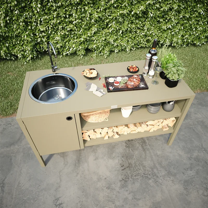 Multi Functional Outdoor Cabinet with Sink Multi Functional Outdoor Cabinet with Sink