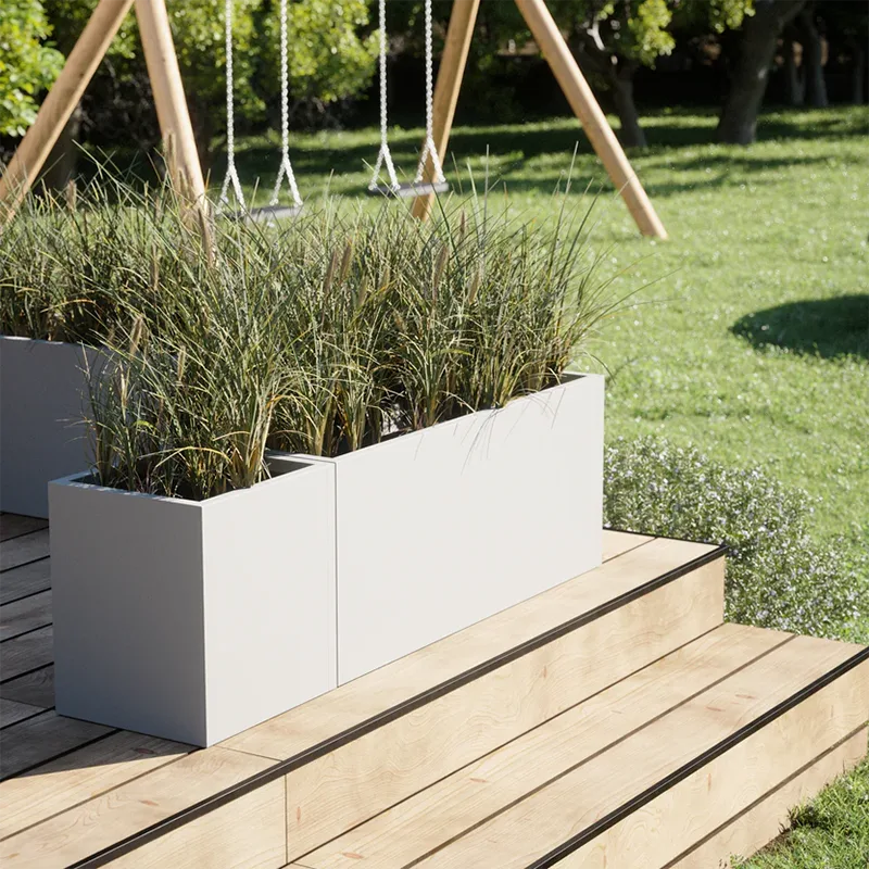 Lightweight Square Outdoor Planter Lightweight Square Outdoor Planter