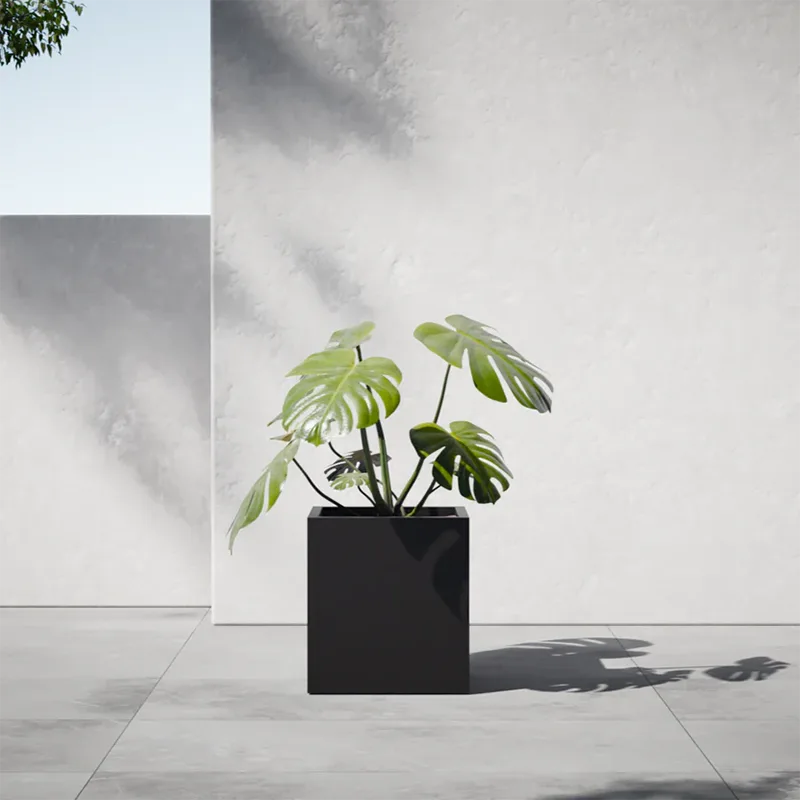 Lightweight Square Outdoor Planter Lightweight Square Outdoor Planter