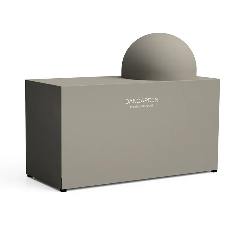 Beige Outdoor Cabinet Waterproof Cover